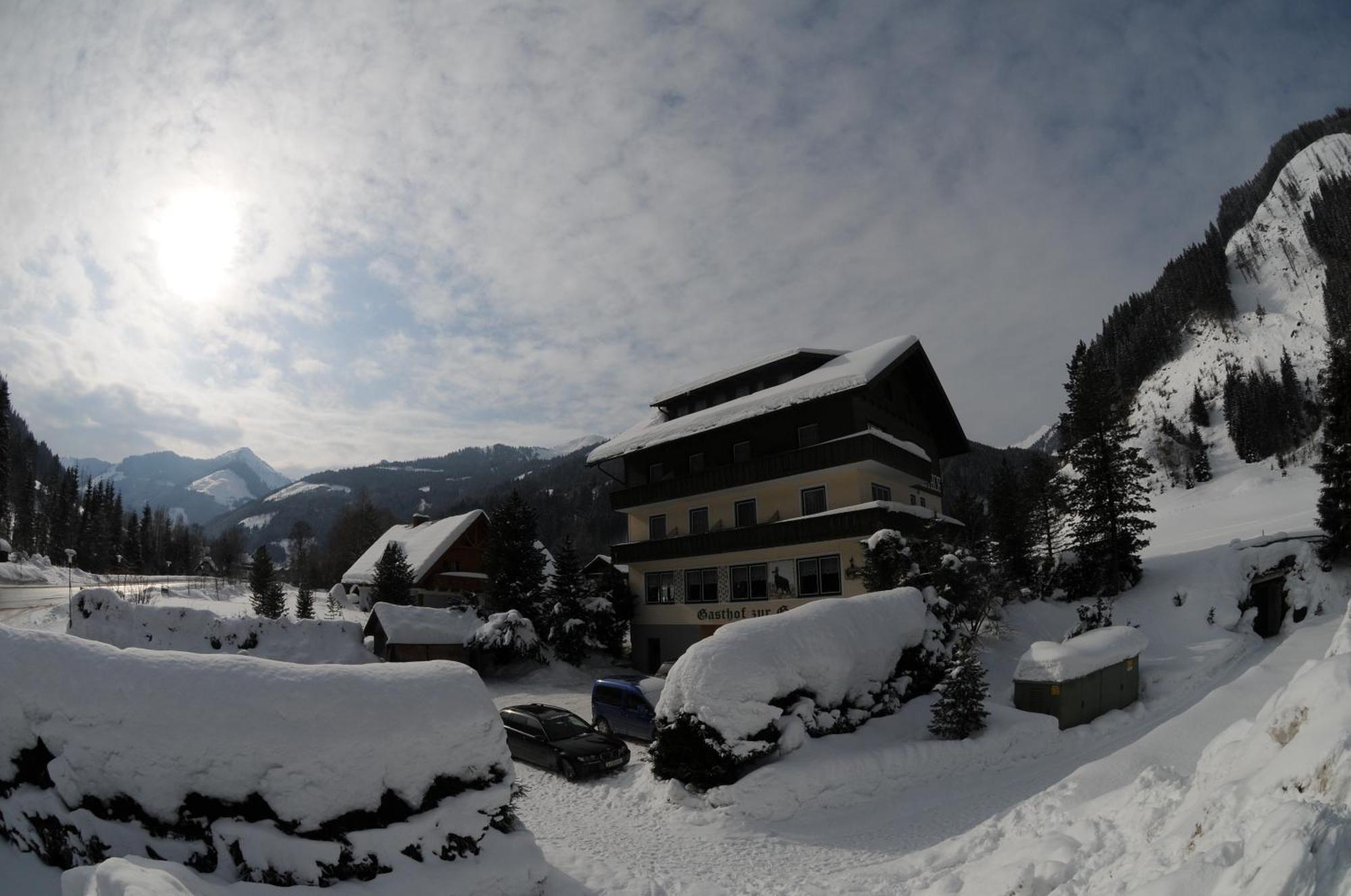 Gasthof Zur Gams Donnersbachwald Esterno foto